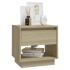 Mesitas de noche 2 uds contrachapada roble Sonoma 45x34x44