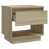Mesitas de noche 2 uds contrachapada roble Sonoma 45x34x44