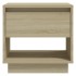 Mesitas de noche 2 uds contrachapada roble Sonoma 45x34x44