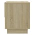 Mesitas de noche 2 uds contrachapada roble Sonoma 45x34x44