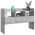 Aparador de madera contrachapada gris hormigón 105x30x70