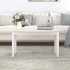 Mesa de centro de madera maciza de pino blanco 110x55x45