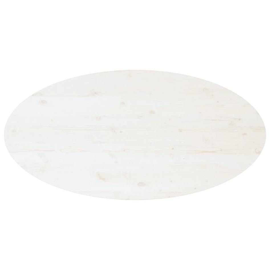 Mesa de centro de madera maciza de pino blanco 110x55x45