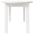 Mesa de centro de madera maciza de pino blanco 110x55x45