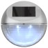 Lámparas solares LED de pared exterior 12 uds redondas