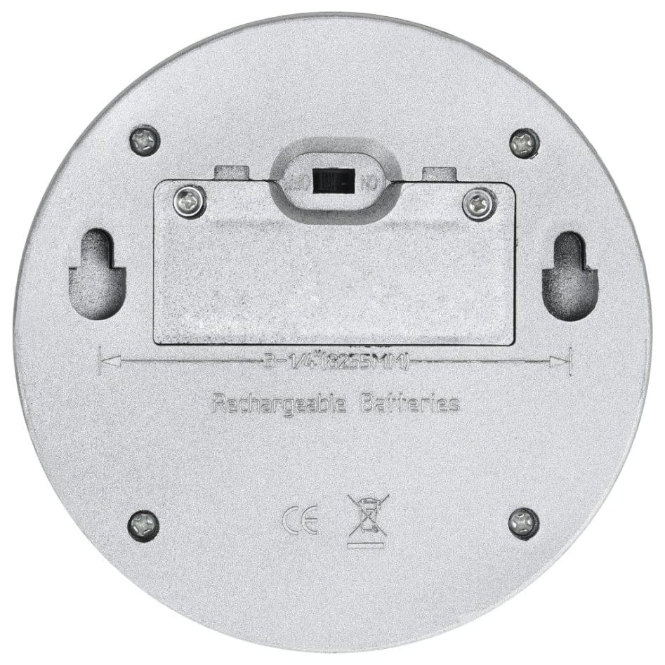 Lámparas solares LED de pared exterior 12 uds redondas