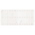 Cabecero de cama pared madera maciza pino blanco 127,5x3x60
