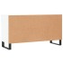 Banco zapatero madera de ingeniería blanco 102x35x55