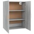Armario de pared colgante gris Sonoma 69,5x34x90