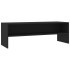 Mueble para TV madera contrachapada negro 120x40x40