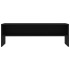 Mueble para TV madera contrachapada negro 120x40x40