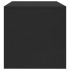 Mueble para TV madera contrachapada negro 120x40x40