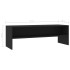 Mueble para TV madera contrachapada negro 120x40x40