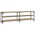 Mueble de TV madera contrachapada roble Sonoma 160x30x50