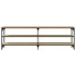 Mueble de TV madera contrachapada roble Sonoma 160x30x50