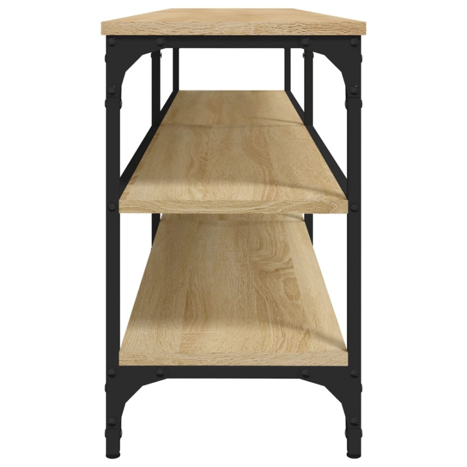 Mueble de TV madera contrachapada roble Sonoma 160x30x50