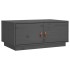 Mesa de centro de madera maciza de pino gris 80x50x35