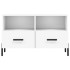 Mueble para TV madera contrachapada blanco 80x36x50