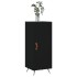 Aparador de madera contrachapada negro 34,5x34x90