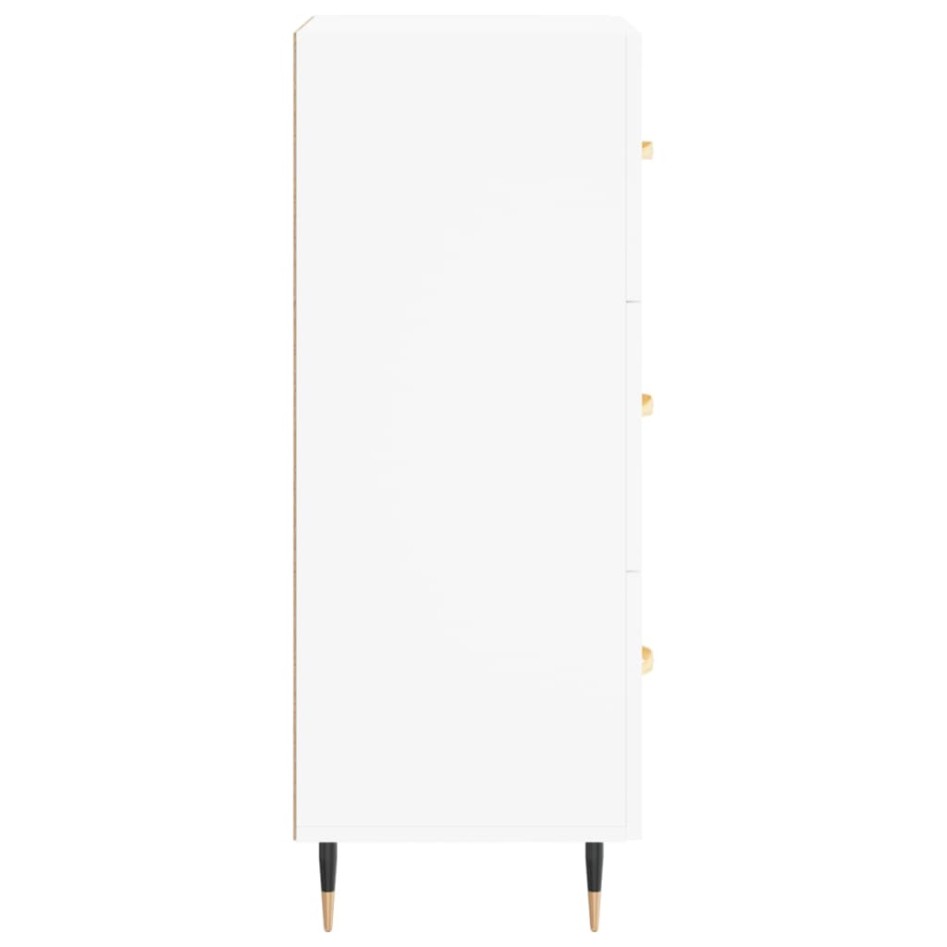 Aparador madera de ingeniería blanco 34,5x34x90