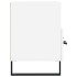 Mueble para TV madera contrachapada blanco 80x36x50