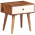 Mesita de noche de madera maciza de sheesham 45x30x45