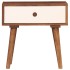 Mesita de noche de madera maciza de sheesham 45x30x45