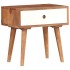 Mesita de noche de madera maciza de sheesham 45x30x45