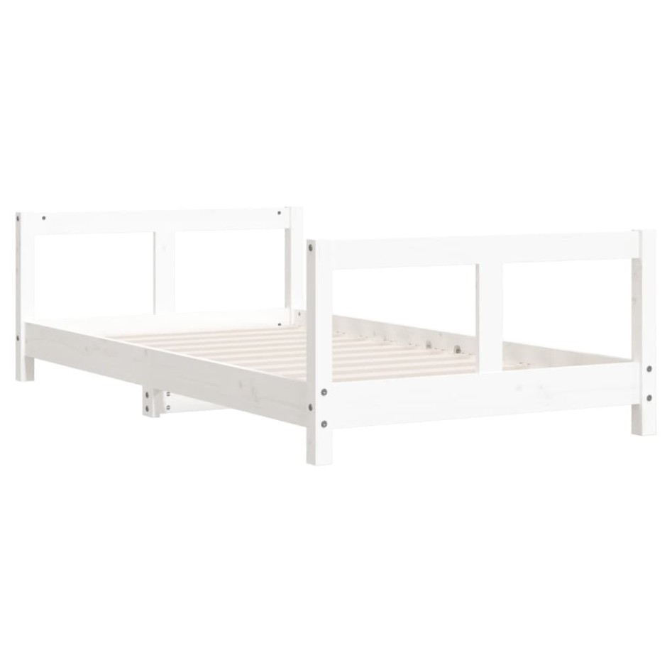 Estructura de cama para niños madera de pino blanco 80x160