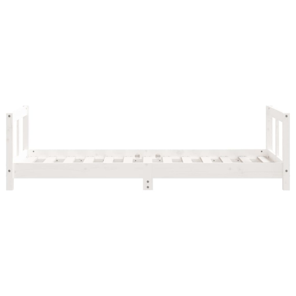 Estructura de cama para niños madera de pino blanco 80x160