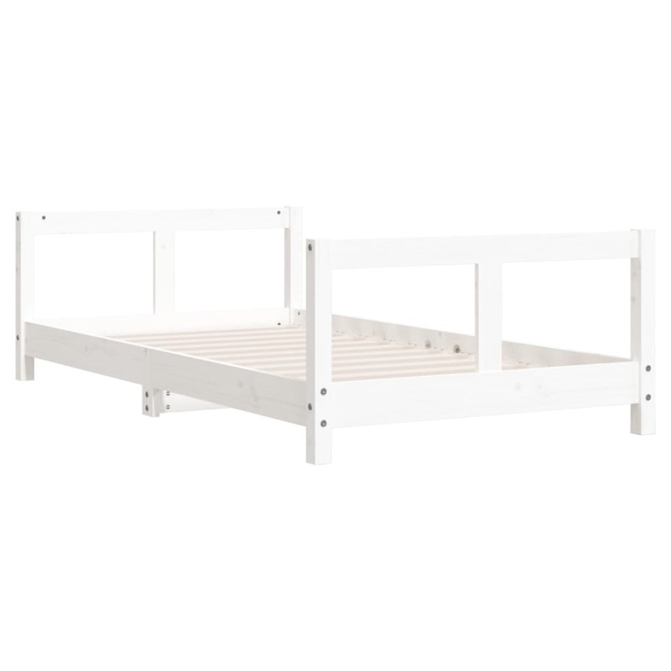 Estructura de cama para niños madera de pino blanco 80x160