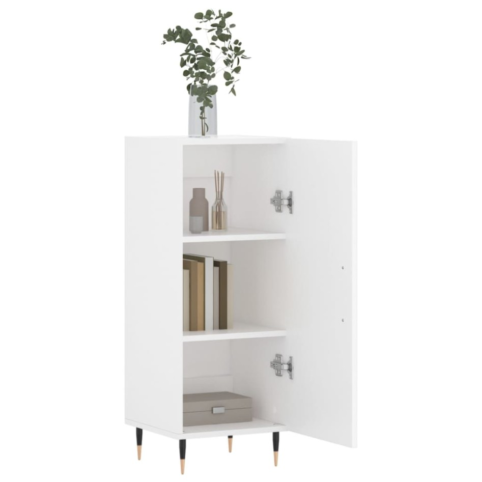 Aparador madera de ingeniería blanco 34,5x34x90