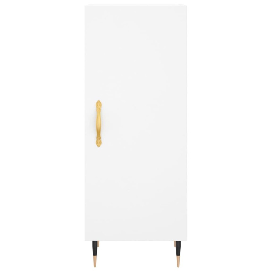 Aparador madera de ingeniería blanco 34,5x34x90