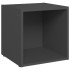 Muebles para TV 4 uds madera contrachapada gris 37x35x37