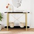 Mesa consola de madera contrachapada negro 110x38x75