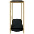 Mesa consola de madera contrachapada negro 110x38x75