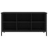 Mueble zapatero madera contrachapada negro 100x35x50
