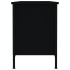 Mueble zapatero madera contrachapada negro 100x35x50