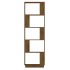 Estantería/divisor madera de pino marrón miel 51x25x163,5