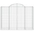 Cesta gaviones forma arco hierro galvanizado 200x50x140/160