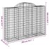 Cesta gaviones forma arco hierro galvanizado 200x50x140/160