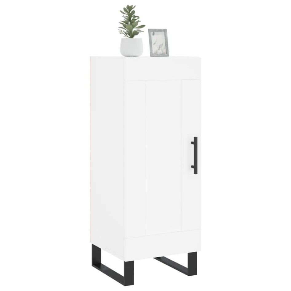 Aparador madera de ingeniería blanco 34,5x34x90