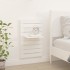Estantes mesitas de pared 2 uds madera maciza de pino