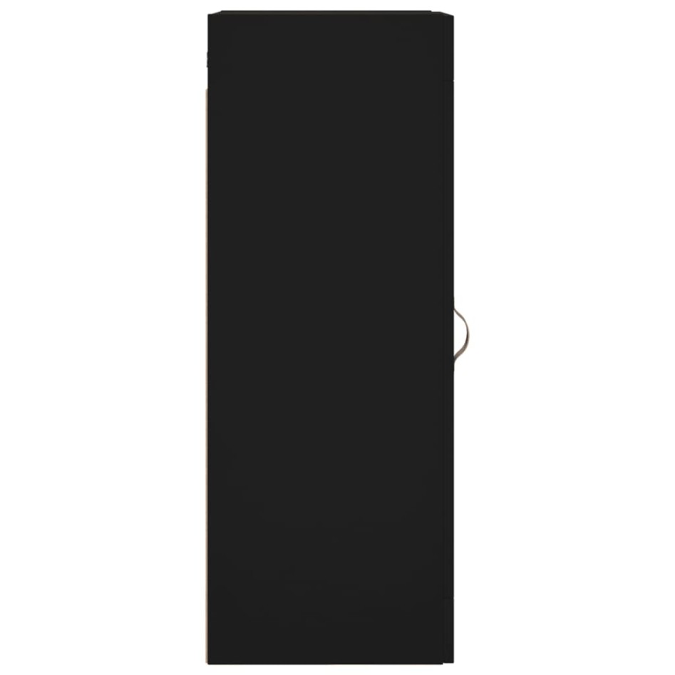 Armario de pared negro 34,5x34x90