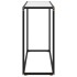 Mesa consola vidrio templado blanco 80x35x75