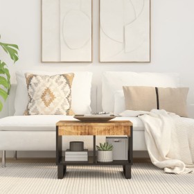 Mesa de centro de madera maciza mango 55x50x40