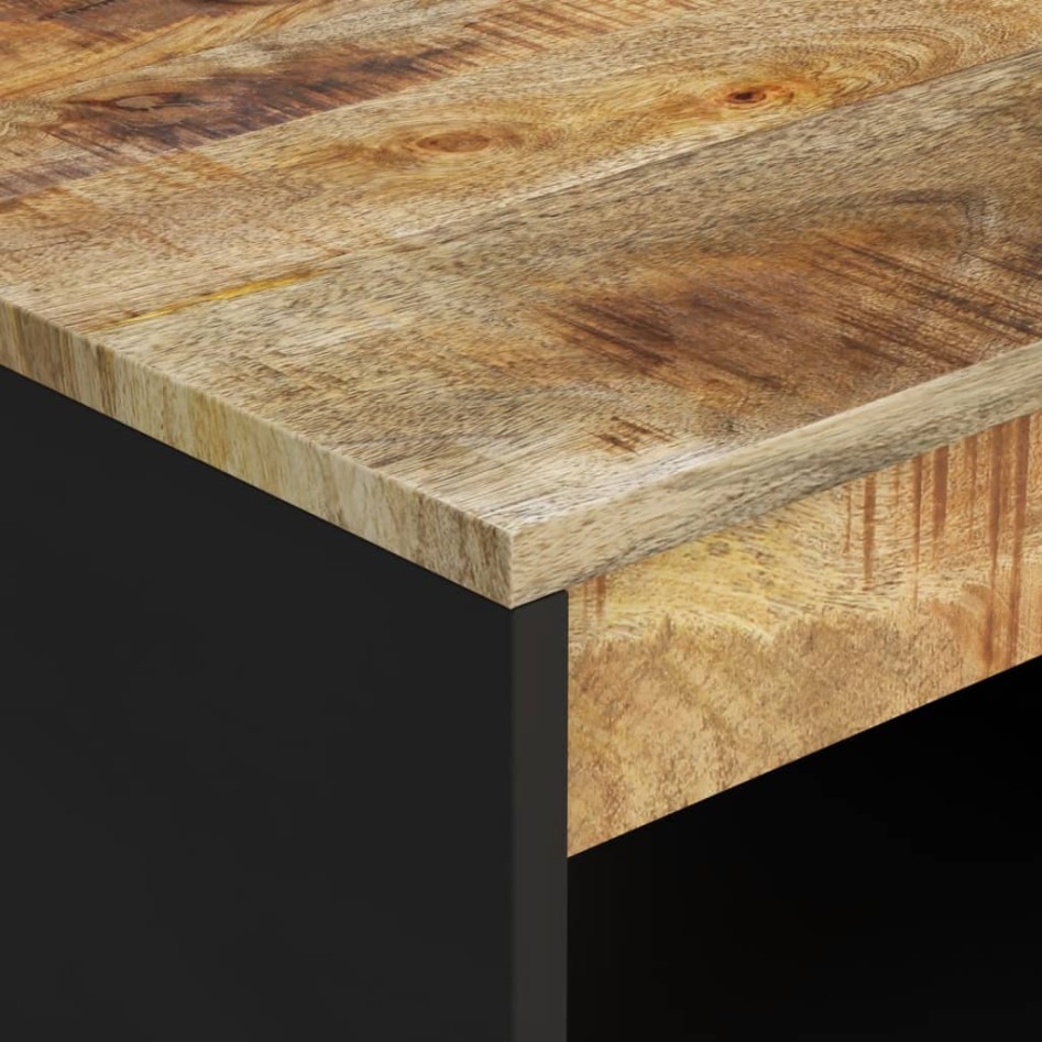 Mesa de centro de madera maciza mango 55x50x40