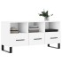 Mueble de TV madera de ingeniería blanco 102x36x50