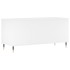Mueble para discos madera contrachapada blanco 100x38x48