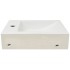 Lavabo con agujero grifo rectangular cerámica 46x25,5x12